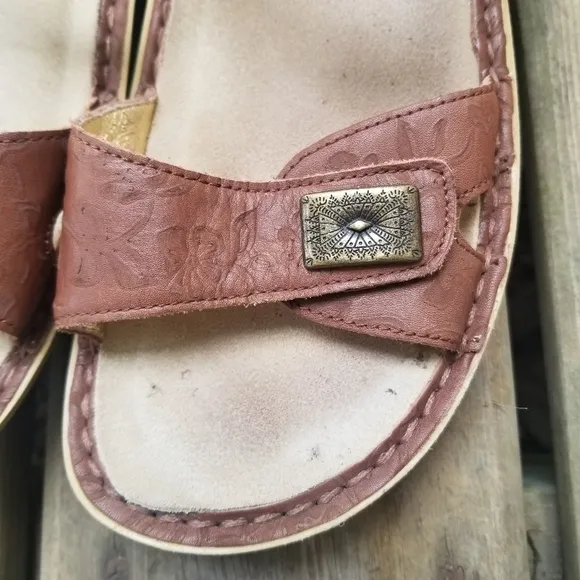Alegria Vienna Morning Glory Tan 2 Strap Sandals