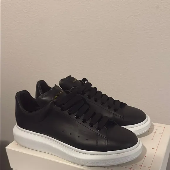 Alexander McQueen Black and White Luxury Sneakers