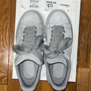 Alexander Mcqueen grey platform sneaker size 8.5 womens