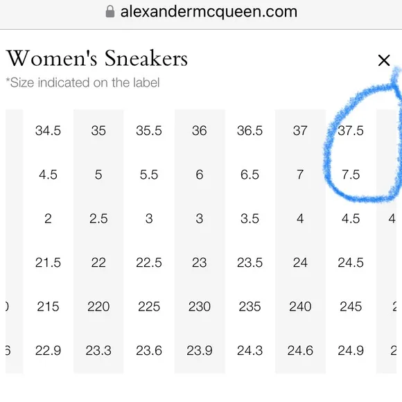 ALEXANDER McQUEEN Oversized platform Glitter Sneaker size EU37 1/2//US7.5