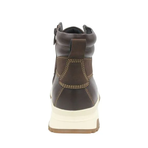 Alfani Men Alpine Hiker Combat Boots Reggie Size US 10M Tan Brown Leather