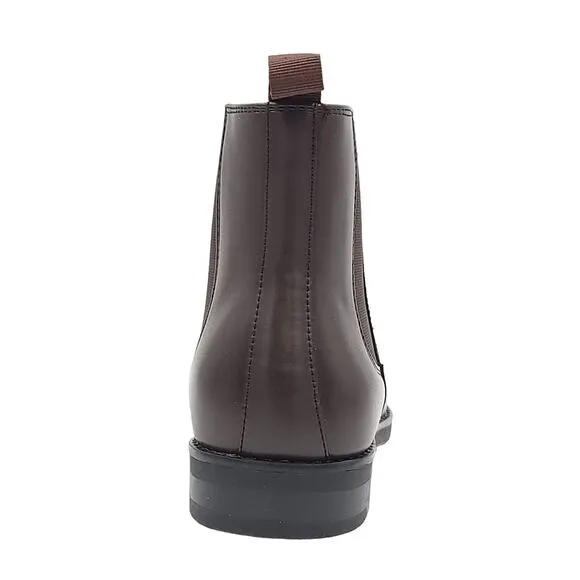 Alfani Men Luka 2 Pull On Chelsea Boots Size US 11.5M Brown Faux Leather