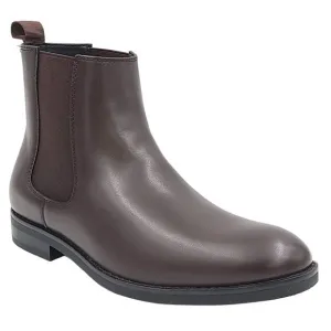 Alfani Men Luka 2 Pull On Chelsea Boots Size US 11M Brown Faux Leather