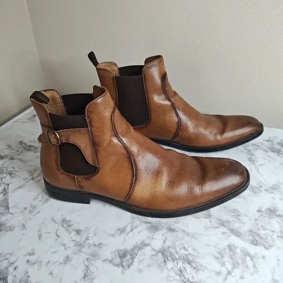Alfani Ramon Men's Leather Chelsea Boots