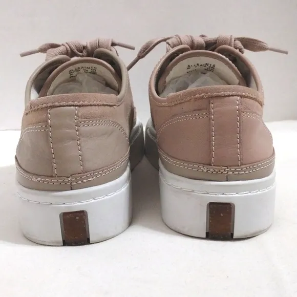 All Saints Bella Suede Leather Lace Up Platform Women's Sneakers US 10