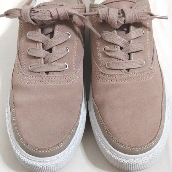 All Saints Bella Suede Leather Lace Up Platform Women's Sneakers US 10
