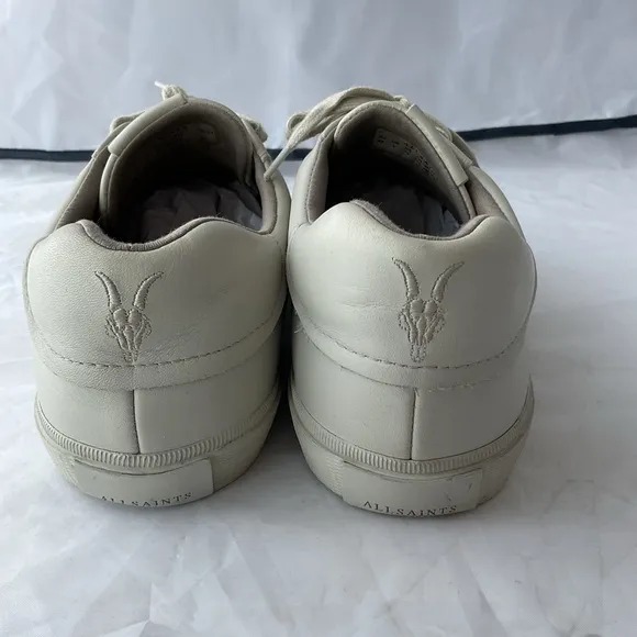 All Saints Brody Low-Top Leather Sneakers Men’s Size USA 10/EU 43