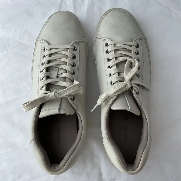 All Saints Brody Low-Top Leather Sneakers Men’s Size USA 10/EU 43