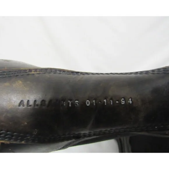 All Saints Brown Leather Distressed Jonboy Chelsea Boots Size 10 EUC