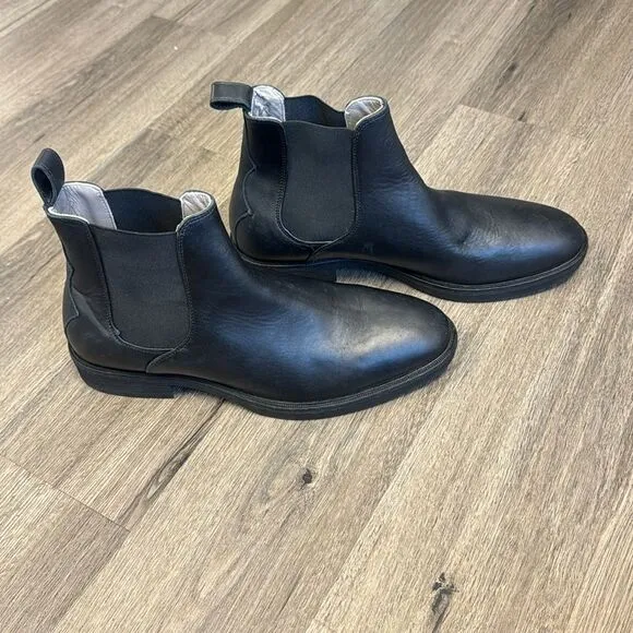 All Saints Creed Leather Chelsea Boots