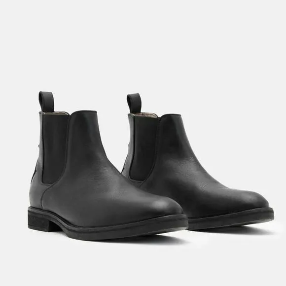 All Saints Creed Leather Chelsea Boots