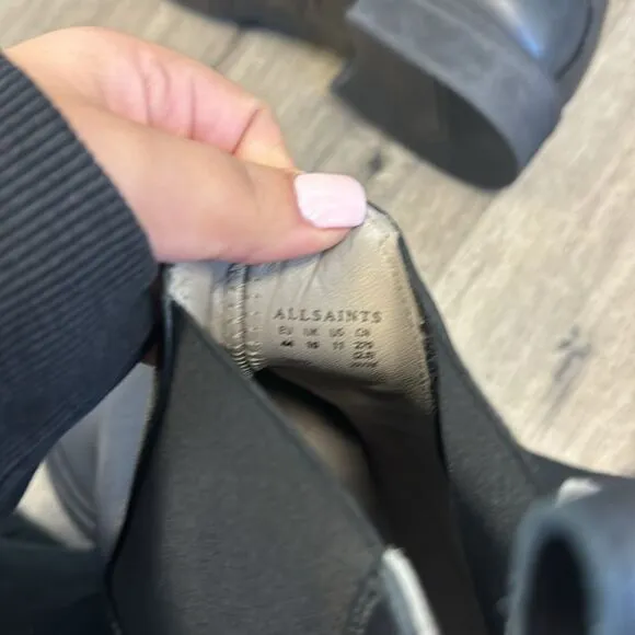 All Saints Creed Leather Chelsea Boots