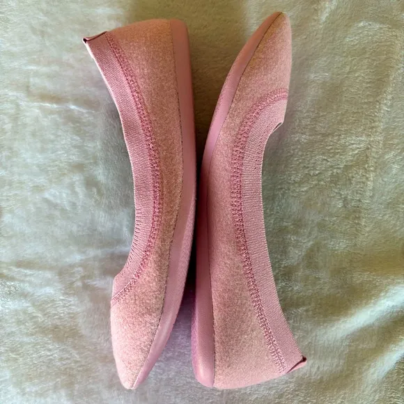 ALLBIRDS NIB Ballet Flats Wool Breezers Buoyant Pink--8.5
