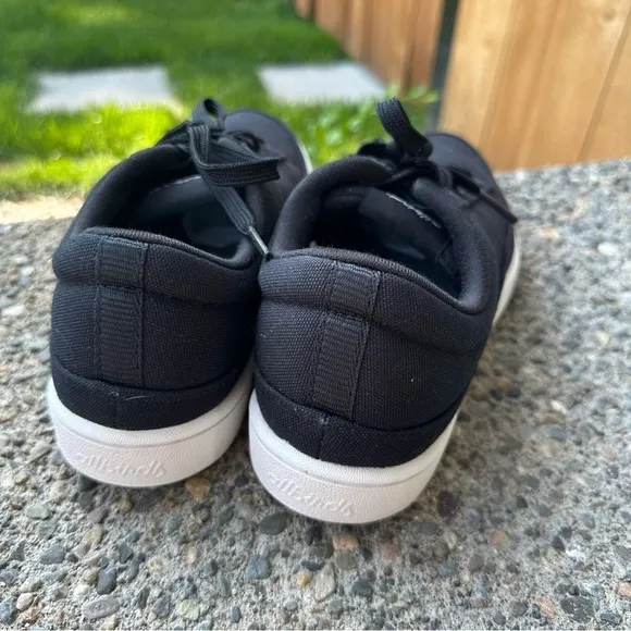 Allbirds Plant Pacer Platform Sneakers Solid Canvas Black Lace Up Size S Women’s