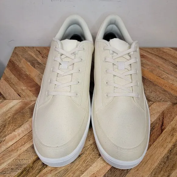 Allbirds Plant Pacers Sneakers Mens Size 14 White Low Top Lace Up Vegan Leather