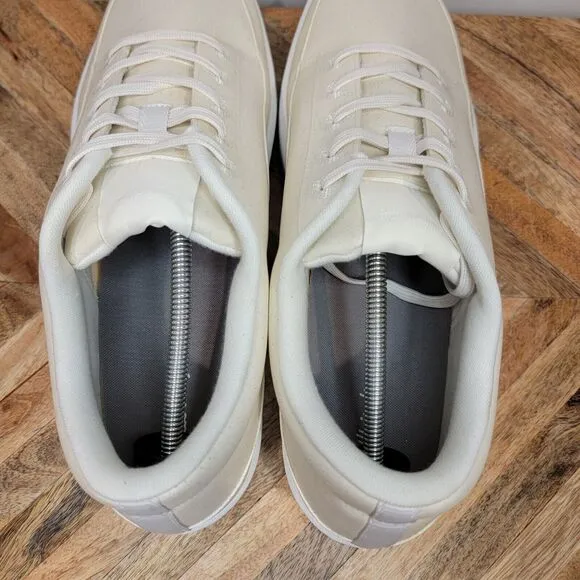 Allbirds Plant Pacers Sneakers Mens Size 14 White Low Top Lace Up Vegan Leather