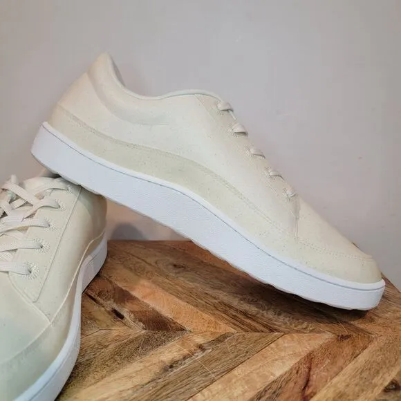 Allbirds Plant Pacers Sneakers Mens Size 14 White Low Top Lace Up Vegan Leather