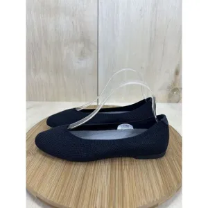 Allbirds Tree Breezers Black Point Toe Ballet Flats Womens Size 6