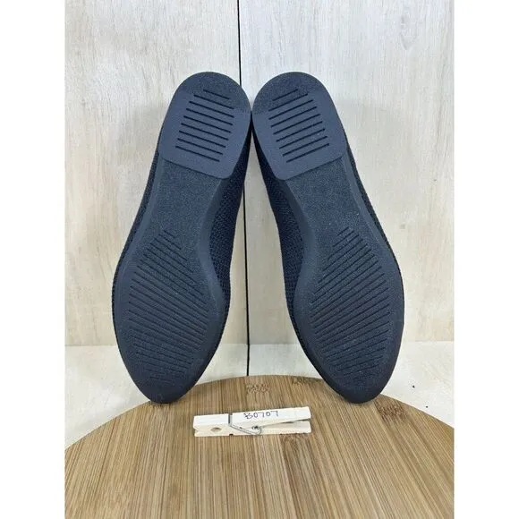 Allbirds Tree Breezers Black Point Toe Ballet Flats Womens Size 6