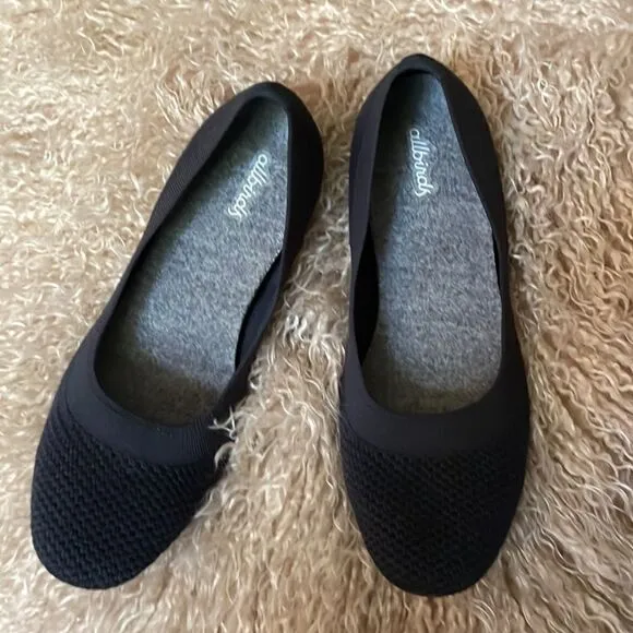 Allbirds Women's Tree Breezers Marine Sole Comfort Flats Size 8.5/ pristine