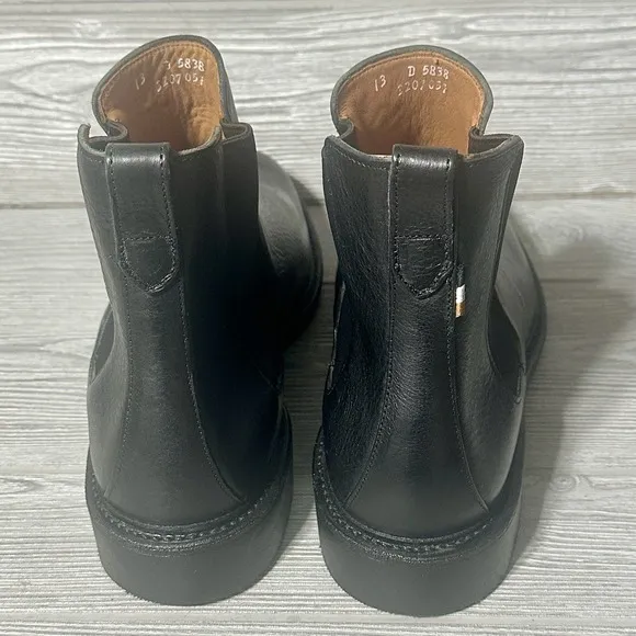 Allen Edmonds &quot;DENALI&quot; Leather Chelsea Boots Black USA Slip On Men's Size 13 New
