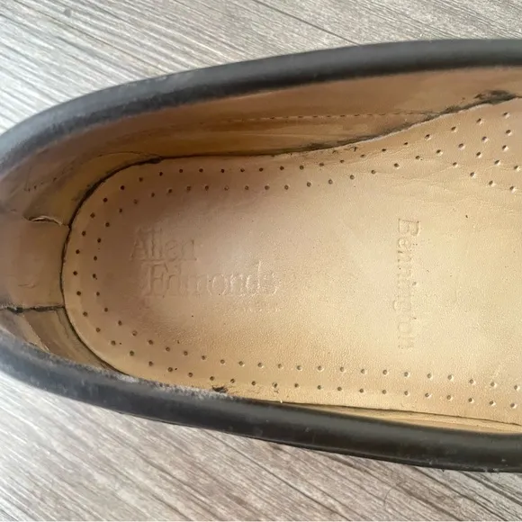 Allen Edmonds Bennington Tassel woven Leather Loafers Size 9