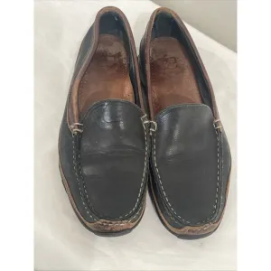 Allen Edmonds Boulder Driving Mocs Mens Shoes Sz 10 D Brown Black Leather Loafer