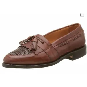 Allen Edmonds Cody Men Slip On Loafers Moccasins Cognac Leather 10 $300