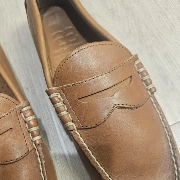 Allen Edmonds Daytona Driving Shoe in Tan Fargo Sz: 7.5