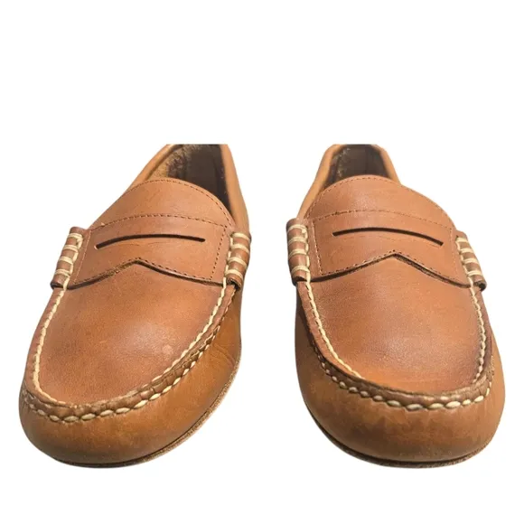 Allen Edmonds Daytona Driving Shoe in Tan Fargo Sz: 7.5