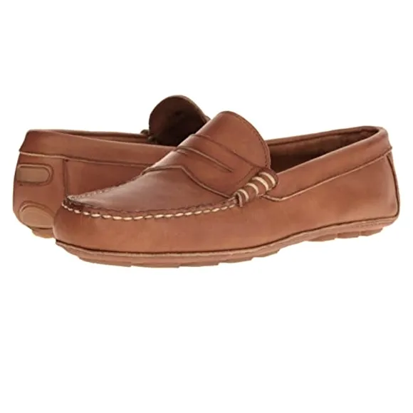 Allen Edmonds Daytona Driving Shoe in Tan Fargo Sz: 7.5