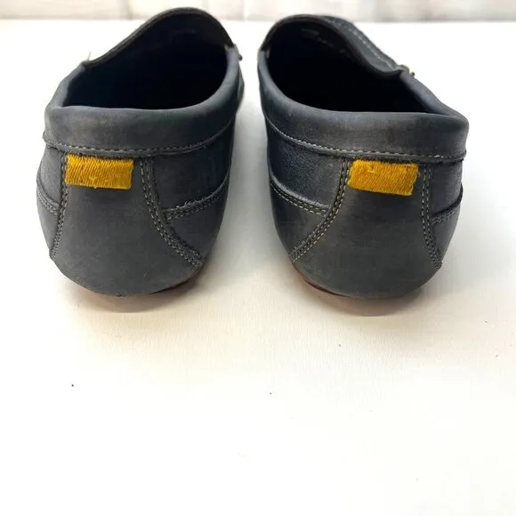 Allen Edmonds Interstate 90 Shoes Blue Leather Men's Size 9.5D Driving Shoes