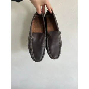 Allen Edmonds Leather Brown Driving Loafers Moccasins Men's 12D 12 D Slip On