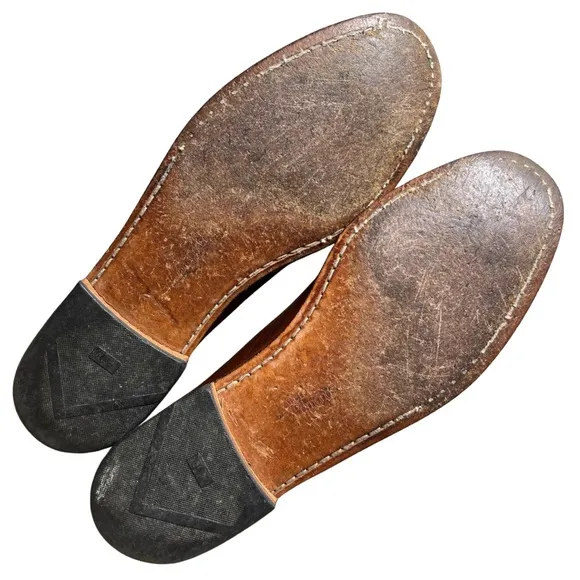 Allen Edmonds Maxfield Tassel Loafers Mens 11 D Woven Retro Western Dress Shoes