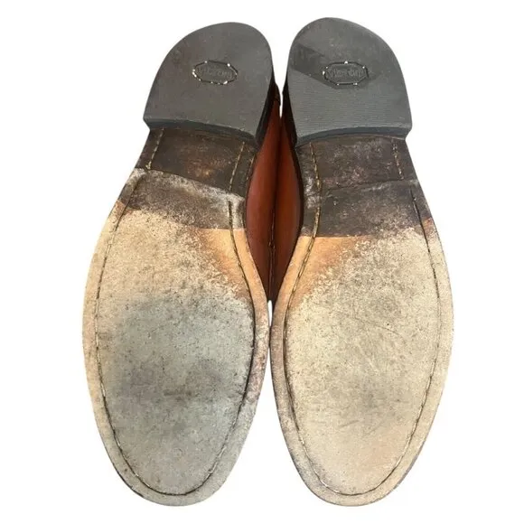 Allen Edmonds Maxfield Woven Tassel Leather Loafers Men's Size 8.5