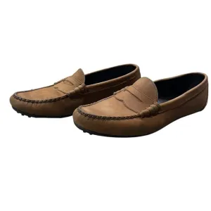 Allen Edmonds Men’s 11.5 D Ventura Highway Tan Leather Driving Loafers 21562