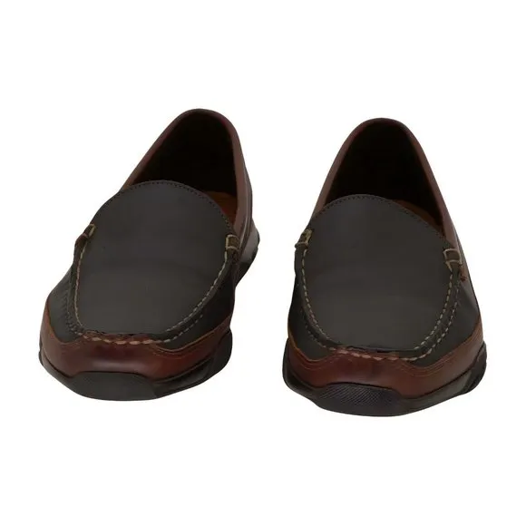 Allen Edmonds Mens Boulder Driving Style Loafer, Black/Brown, Size 8 3E