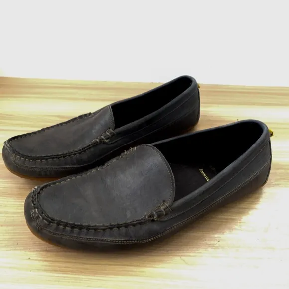 Allen Edmonds Mens Loafers 11.5 D Driving Dusty Moc Toe Mocassin Interstate 90