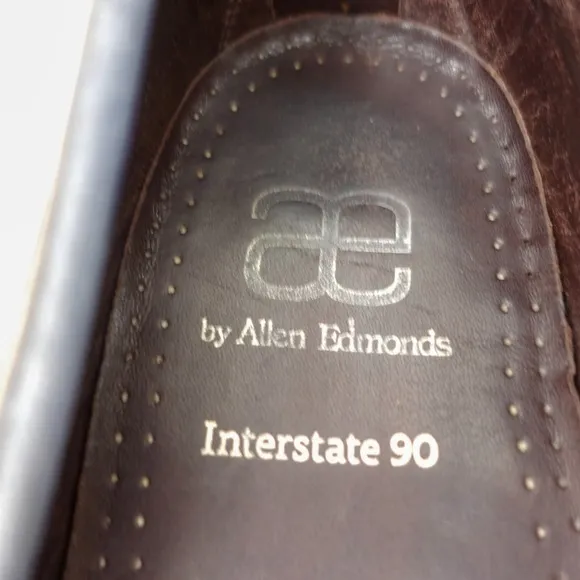 Allen Edmonds Mens Loafers 11.5 D Driving Dusty Moc Toe Mocassin Interstate 90
