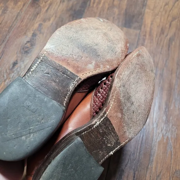 Allen Edmonds Morgan Brown Leather Loafers size 8.5