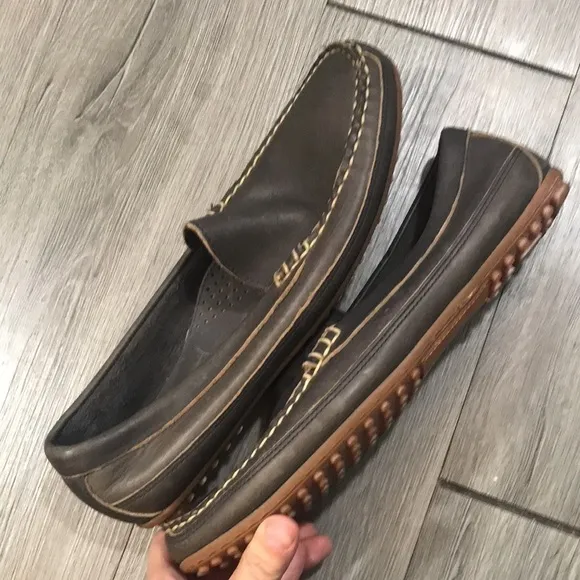 Allen Edmonds NEW “Interstate 90” Brown Driving Loafers size 10D