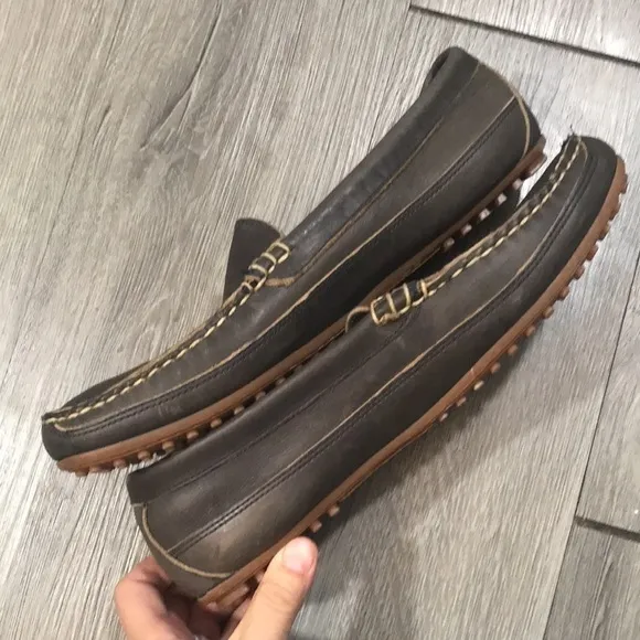 Allen Edmonds NEW “Interstate 90” Brown Driving Loafers size 10D