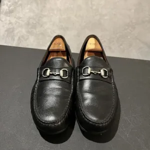 Allen Edmonds Sebastian Loafers Mens 13 D Black Bit Leather Driving Shoes