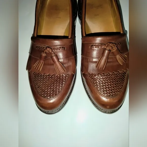 Allen Edmonds (Size 11) Men's Leather &quot;Cody&quot; Tassel Casual Slip-on Loafers