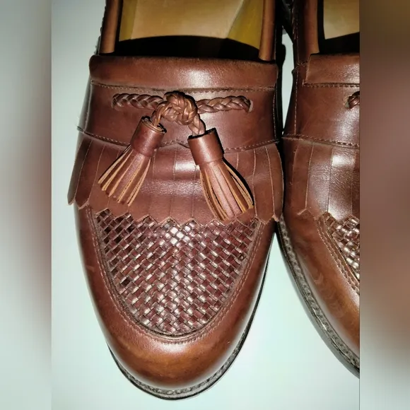 Allen Edmonds (Size 11) Men's Leather &quot;Cody&quot; Tassel Casual Slip-on Loafers