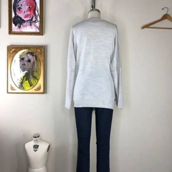 AllSaints Knot Jumper Tie Waist Sweater Wrap Knit