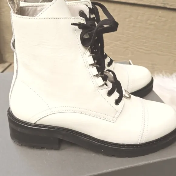 ALLSAINTS Lira leather 8M combat boots