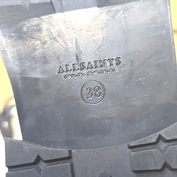 ALLSAINTS Lira leather 8M combat boots