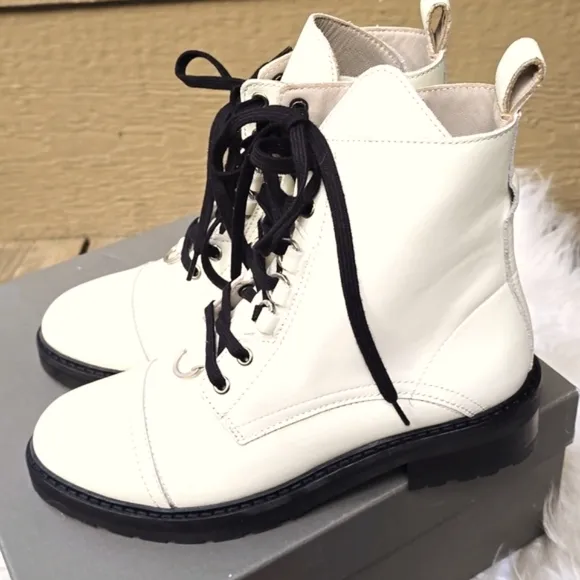 ALLSAINTS Lira leather 8M combat boots