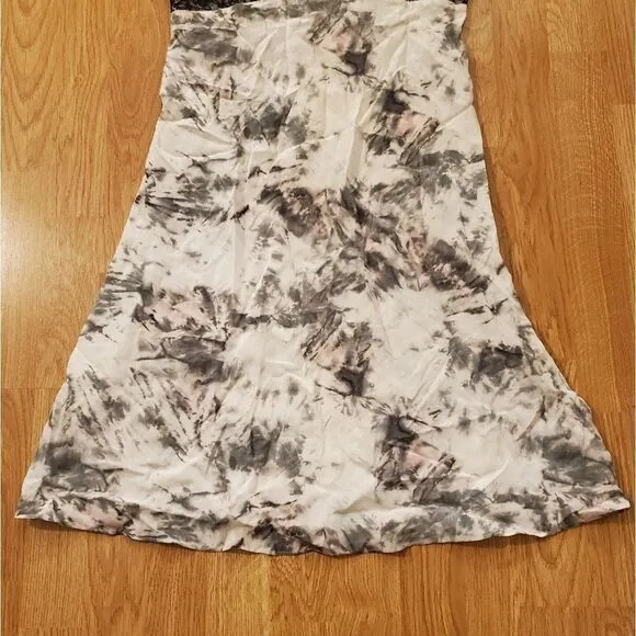 AllSaints Ives Tyde Lace Trim Silk Slip Dress size Small- NEW